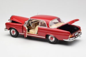 Mercedes 280 SE W108 Rouge Norev 1:18 193527 Métal Moulé — image 5 sur 8