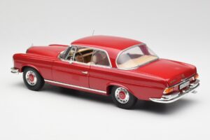 Mercedes 280 SE W108 Rouge Norev 1:18 193527 Métal Moulé — image 7 sur 8