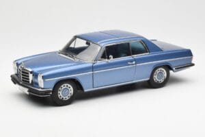Mercedes 280C/8 W114 Coupe Bleu Metallic AUTOart 1:18 76187 Métal Moulé