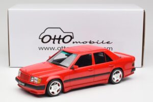 Mercedes 300E W124 6.0 AMG Signal Rouge Otto 1:18 OT1104 Résine — image 6 sur 6