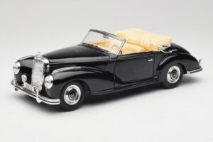Mercedes 300 S W188 Cabriolet Noir Tchibo 1:18 36782 Métal Moulé