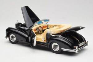Mercedes 300 S W188 Cabriolet Noir Tchibo 1:18 36782 Métal Moulé — image 5 sur 8