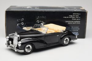 Mercedes 300 S W188 Cabriolet Noir Tchibo 1:18 36782 Métal Moulé — image 8 sur 8