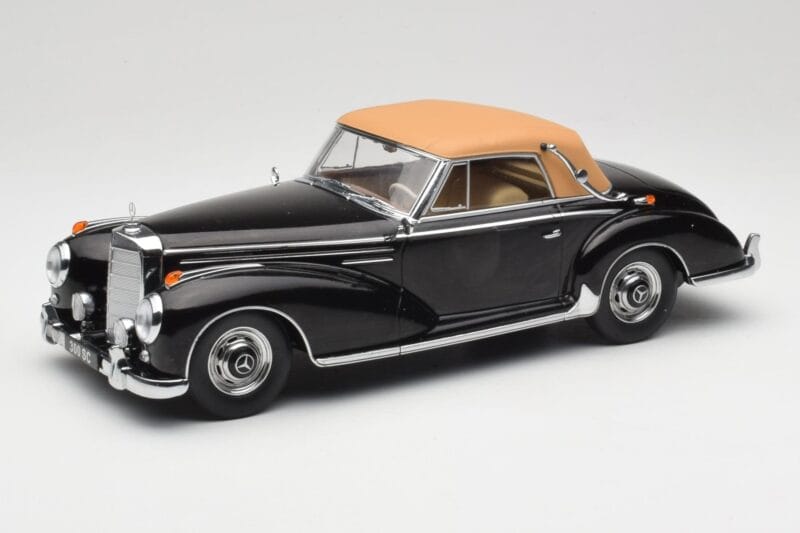 Mercedes 300 SC W188 Cabriolet Softtop Noir KK-Scale 1:18 KKDC180943 Métal Moulé