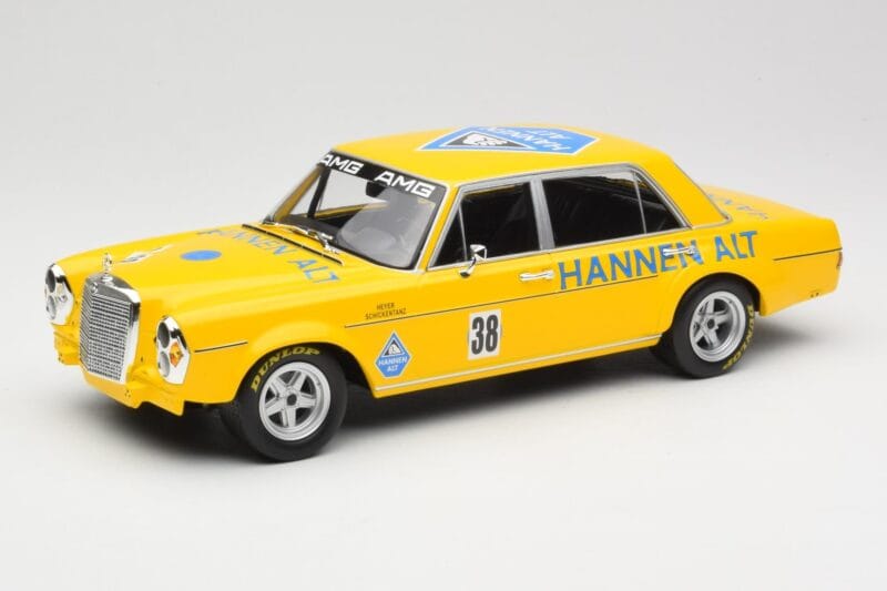Mercedes 300 SEL 6.8 W109 #38 H. Heyer Season Finale Hockenheim 1971 Minichamps 1:18 155713438 Métal Moulé