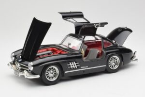 Mercedes 300 SL W198 Noir Bburago 1:18 35791 Métal Moulé — image 2 sur 8