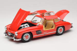 Mercedes 300 SL Gullwing Rouge Minichamps 1:18 180039001 Métal Moulé — image 2 sur 8