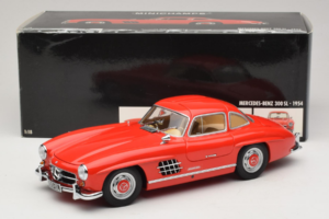 Mercedes 300 SL Gullwing Rouge Minichamps 1:18 180039001 Métal Moulé — image 8 sur 8