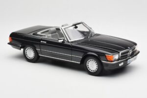 Mercedes 300 SL R107 Noir Pearl Édition Concessionnaire Norev 1:18 B66040678 Métal Moulé — image 8 sur 10