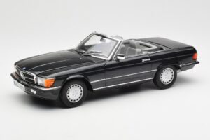 Mercedes 300 SL R107 Noir Pearl Édition Concessionnaire Norev 1:18 B66040678 Métal Moulé