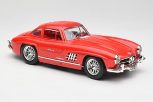 Mercedes 300 SL Rouge Bburago 1:18 3015 Métal Moulé — image 6 sur 8