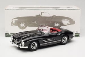 Mercedes 300 SL W198 Roadster Noir Minichamps 1:18 180039036 Métal Moulé — image 8 sur 8