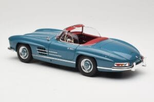 Mercedes 300 SL W198 Roadster Bleu Minichamps 1:18 180039035 Métal Moulé — image 7 sur 8