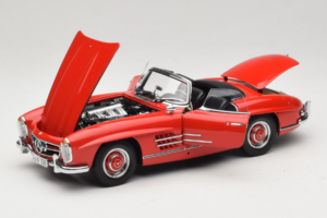 Mercedes 300 SL Roadster Rouge Minichamps 1:18 180039031 Métal Moulé — image 2 sur 8