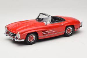 Mercedes 300 SL Roadster Rouge Minichamps 1:18 180039031 Métal Moulé