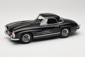 Mercedes 300 SL W198 Roadster With Hardtop Noir Minichamps 1:18 180039040 Métal Moulé