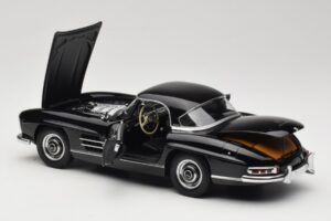 Mercedes 300 SL W198 Roadster With Hardtop Noir Minichamps 1:18 180039040 Métal Moulé — image 5 sur 8