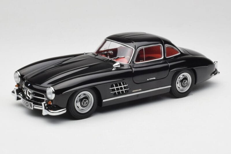 Mercedes 300 SL W198 Noir Minichamps 1:18 180039004 Métal Moulé