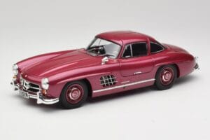 Mercedes 300 SL W198 Rouge Feu Minichamps 1:18 180039008 Métal Moulé