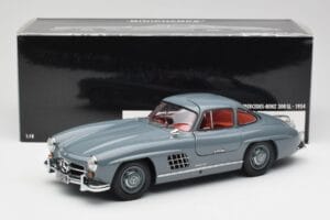 Mercedes 300 SL W198 Graphite Gris Minichamps 1:18 180039005 Métal Moulé — image 8 sur 8