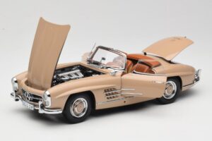 Mercedes 300 SL W198 Roadster Brun Clair Minichamps 1:18 180039032 Métal Moulé — image 2 sur 8