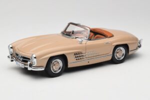 Mercedes 300 SL W198 Roadster Brun Clair Minichamps 1:18 180039032 Métal Moulé