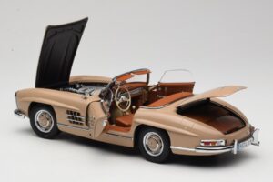 Mercedes 300 SL W198 Roadster Brun Clair Minichamps 1:18 180039032 Métal Moulé — image 5 sur 8