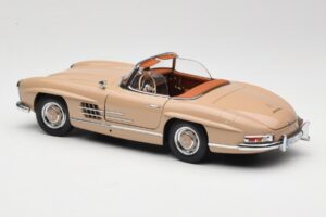 Mercedes 300 SL W198 Roadster Brun Clair Minichamps 1:18 180039032 Métal Moulé — image 7 sur 8