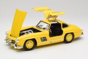 Mercedes 300 SL W198 Jaune Clair Minichamps 1:18 180039009 Métal Moulé — image 2 sur 8