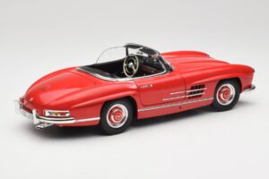 Mercedes 300 SL W198 Roadster Rouge Avec Toit Rigide Minichamps 1:18 180039041 Métal Moulé — image 3 sur 8