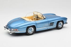 Mercedes 300 SL W198 Roadster Hardtop Light Blue Metallic Minichamps 1:18 180039042 Métal Moulé — image 4 sur 9