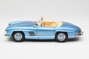 Mercedes 300 SL W198 Roadster Hardtop Light Blue Metallic Minichamps 1:18 180039042 Métal Moulé — image 5 sur 9