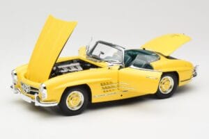 Mercedes 300 SL W198 Roadster Hardtop Signal Yellow Minichamps 1:18 180039044 Métal Moulé — image 2 sur 9