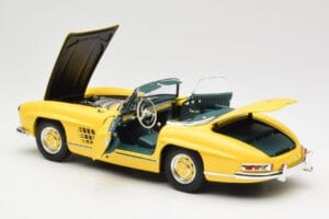 Mercedes 300 SL W198 Roadster Hardtop Signal Yellow Minichamps 1:18 180039044 Métal Moulé — image 6 sur 9