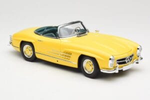Mercedes 300 SL W198 Roadster Hardtop Signal Yellow Minichamps 1:18 180039044 Métal Moulé — image 7 sur 9