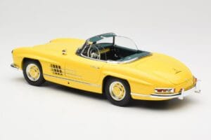 Mercedes 300 SL W198 Roadster Hardtop Signal Yellow Minichamps 1:18 180039044 Métal Moulé — image 8 sur 9