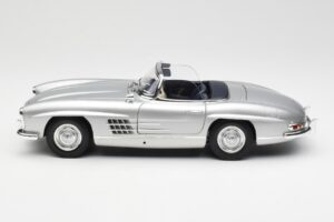 Mercedes 300 SL W198 Roadster Silver Metallic Minichamps 1:18 180039030 Métal Moulé — image 4 sur 8