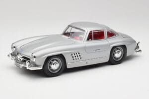 Mercedes 300 SL W198 Gullwing Silver Gris Bburago 1:18 3513 Métal Moulé