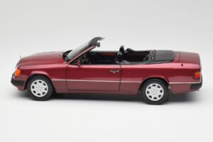 Mercedes 300CE-24 A124 Cabriolet Almandine Rouge Métallisé Norev 1:18 B66040616 Métal Moulé — image 4 sur 8