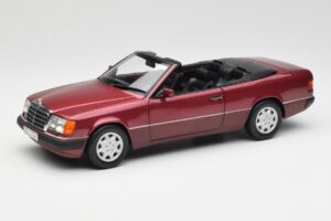 Mercedes 300CE-24 A124 Cabriolet Almandine Rouge Métallisé Norev 1:18 B66040616 Métal Moulé