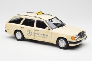 Mercedes 300D S124 T-Model Ivoire Clair Taxi Édition Concessionnaire Norev 1:18 B66040702 Métal Moulé — image 6 sur 8
