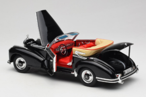 Mercedes 300S W188 Roadster Noir Welly 1:18 801-3271398 Métal Moulé — image 5 sur 8