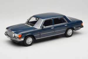 Mercedes 350 SEL W116 Hansa Blue Norev 1:18 183976 Métal Moulé