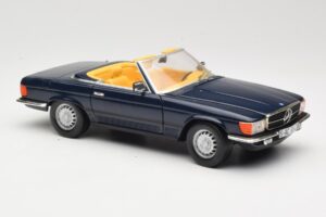 Mercedes 350 SL R107 Bleu Foncé Sun Star 1:18 MB003 Métal Moulé — image 6 sur 8