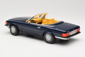 Mercedes 350 SL R107 Bleu Foncé Sun Star 1:18 MB003 Métal Moulé — image 7 sur 8