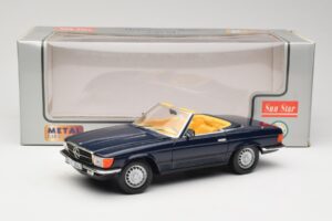 Mercedes 350 SL R107 Bleu Foncé Sun Star 1:18 MB003 Métal Moulé — image 8 sur 8