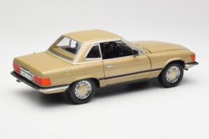 Mercedes 350 SL R107 Or Sun Star 1:18 MB004 Métal Moulé — image 3 sur 8