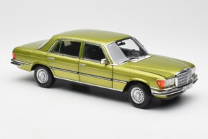 Mercedes 450 SEL W116 Citrus Vert Édition Concessionnaire Norev 1:18 B66040683 Métal Moulé — image 6 sur 8