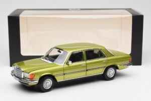 Mercedes 450 SEL W116 Citrus Vert Édition Concessionnaire Norev 1:18 B66040683 Métal Moulé — image 8 sur 8