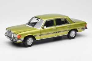 Mercedes 450 SEL W116 Citrus Vert Édition Concessionnaire Norev 1:18 B66040683 Métal Moulé